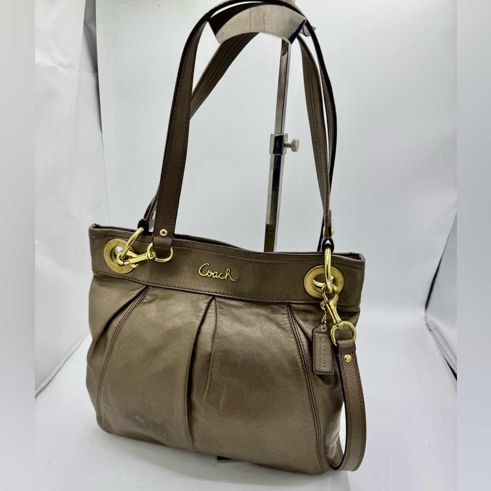 Coach Gold Shoulder Bag